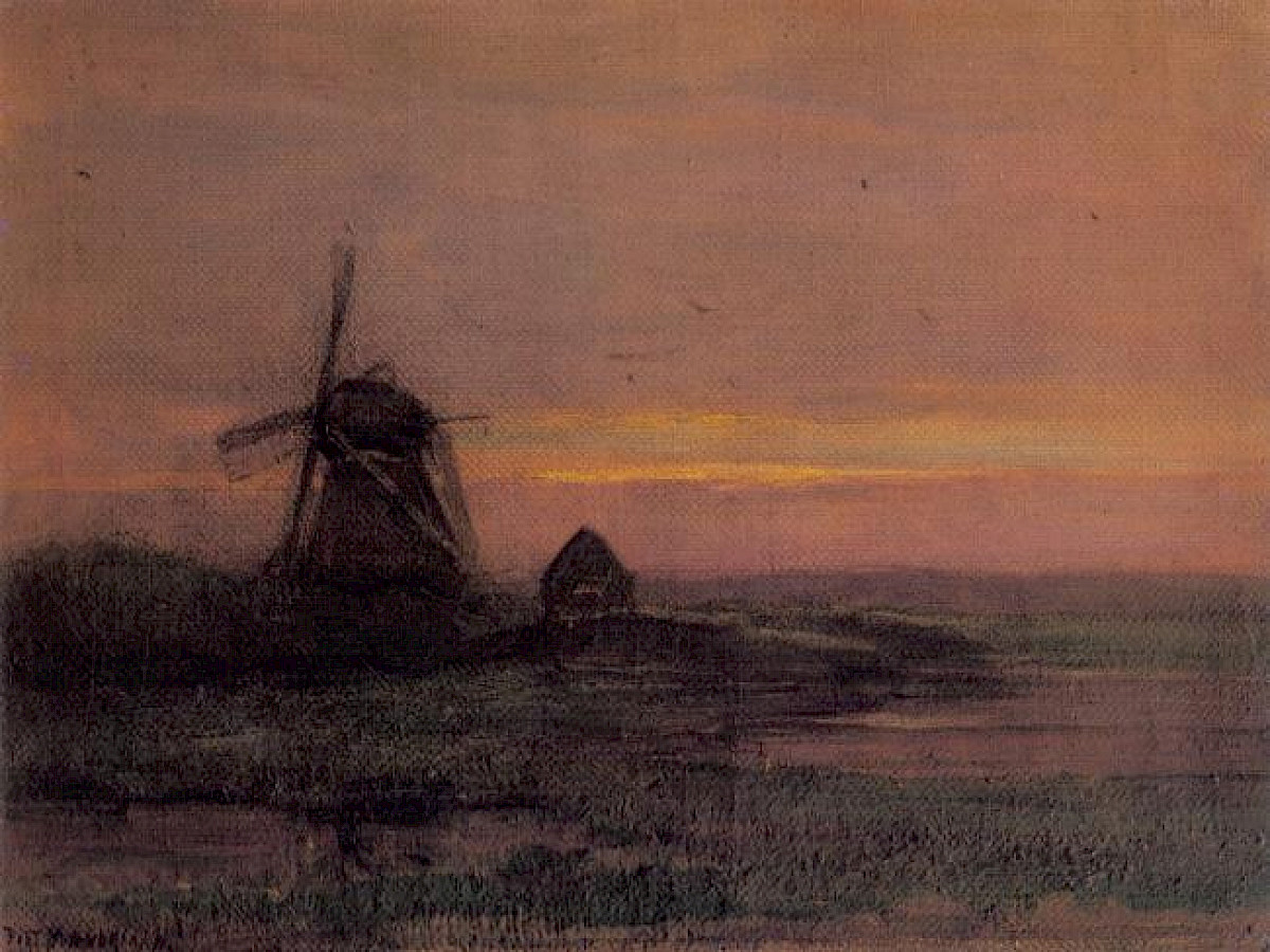 L-mapje A4 formaat: Molen bij zonlicht, Piet Mondriaan, Kunstmuseum Den Haag kopen | Bekking & Blitz